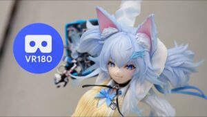 【3D VR180】Phat! ドールズフロントライン PA-15 高校胸キュン物語 フィギュアサンプル展示立体視