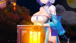 ドールズフロントライン 少女前線　ドルフロ DP-12 LIVE2Dスキン『花月夜提灯』　ログインモーション