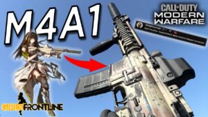 M4A1 from Girls’ Frontline in Modern Warfare 2019 Gameplay
