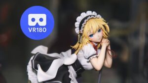 【3D VR180】キューズQ ドールズフロントライン Gr G36 フィギュアサンプル展示立体視