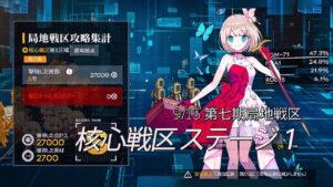 ドールズフロントライン 少女前線 ドルフロ 9/15日 第七期局地戦区 核心戦区 ステージ1　攻略動画
