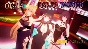 [少女前線 Girls’ Frontline MMD/4K] DSR-50 & OTs-14 & WA2000｜전효성(JUNHYOSEONG) – Good-night Kiss
