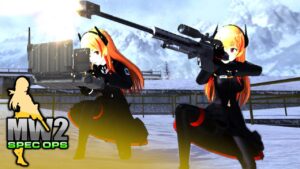 MW2 Spec Ops: Girls’ Frontline Mod (3D T-Dolls) | “Sniper Fi” | HD60FPS