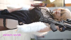 CICF2020 コスプレ Girls Frontline Groza cosplay 闪电姐礼服旗袍 少女前线 OTs-14