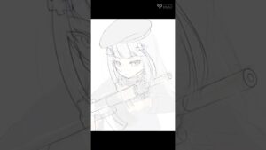 【イラスト】少女前線 HK416  #shorts