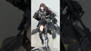 【ワンホビG】ドールズフロントライン M4A1 MOD3 彩色展示 #ドルフロ #ワンホビ