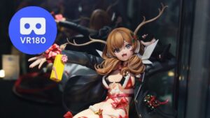 【3D VR180】フリーイング ドールズフロントライン 89式『シフゾウ宣言』フィギュアサンプル展示立体視
