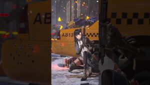 【NIKKE：Girls Frontline】QBZ-191 shooting Cyber popo.   #gun #アニメを作ってみた #anime #アニメ #アニメーション #UE5 #面白い