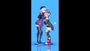 【MMD】ドルフロHK416とG11で愛包ダンスホール　少女前线　（スマートフォン推奨）