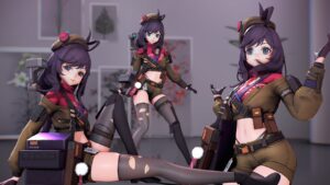 【少女前線 2：追放/Girl’s Frontline 2 MMD】Koshnia [DUMDi DUMDi]