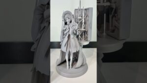 【ワンホビG】ドールズフロントライン Zas M21 花の裏のクオリアVer. 未彩色展示 #ドルフロ #shorts